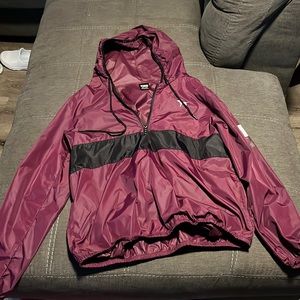 Pink wind breaker. Size Small